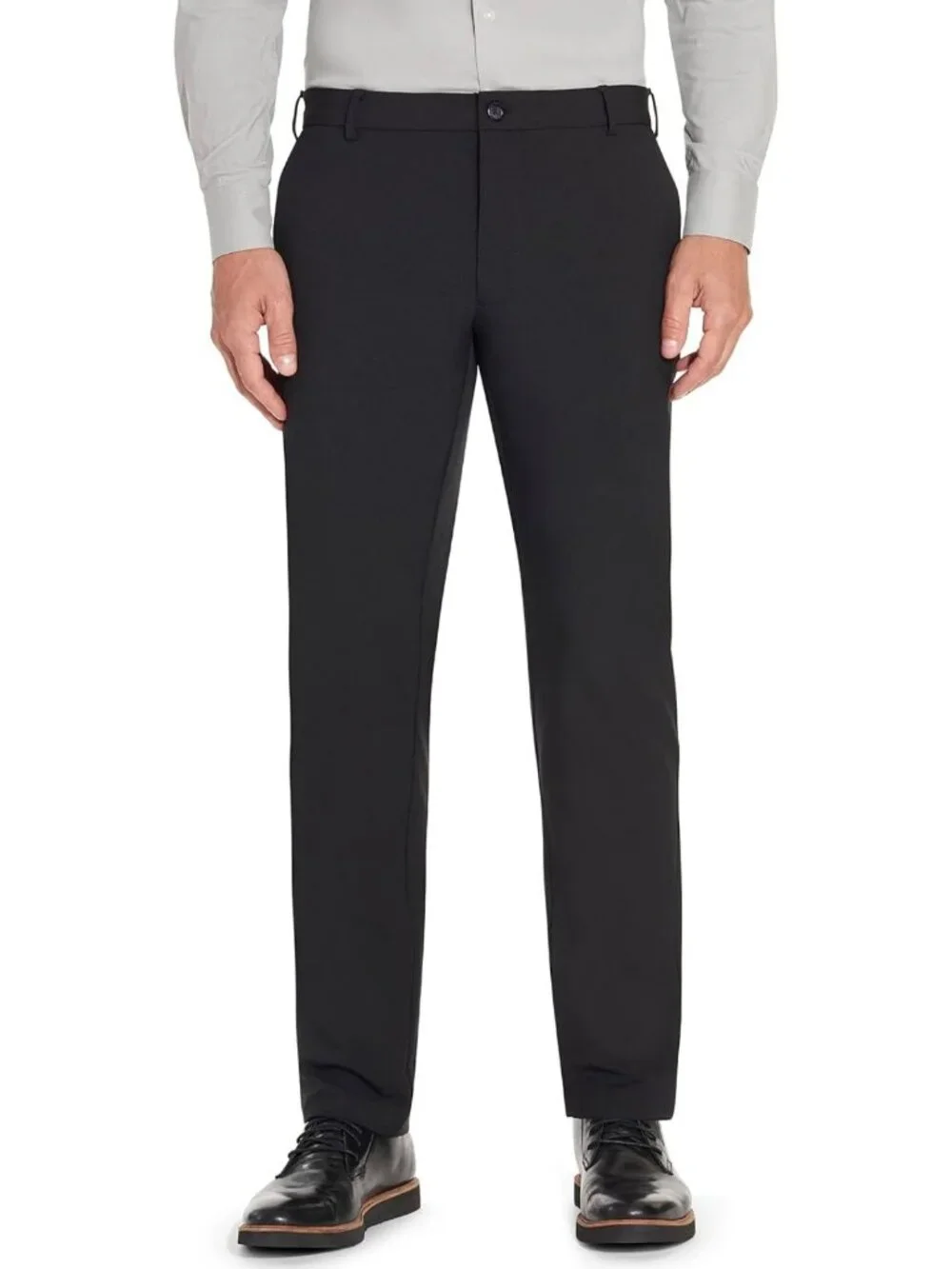 Men's Slim Fit Flex Flat Front Pants - Comfortable, Stylish, Versatile Trousers